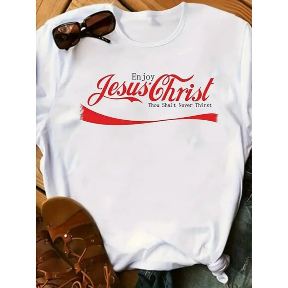 NWT - Jesus Christ Graphic Tee (SKU 1110) - Picture 3 of 4